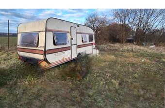 Karavan bez kol v dobrém stavu