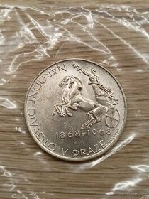 Pamětní stříbrná mince 10 Kčs 1968