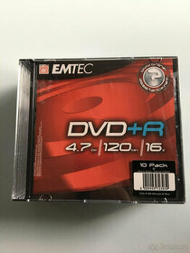 DVD+R EMTEC 4,7GB 16x 10ks slim pack