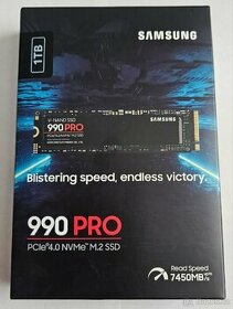 Samsung SSD 990 PRO, M.2 - 1TB, nový, záruka