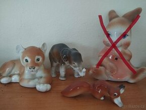 Sklo, keramika, porcelán, figurky - 1