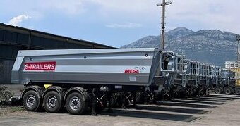 Železný,sklopný návěs,sklápěcí,sklopka HARDOX 28m3 MEGA