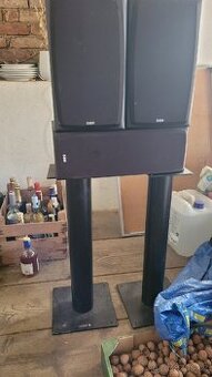 Repro B&W center + 2x DM 303 se stojany