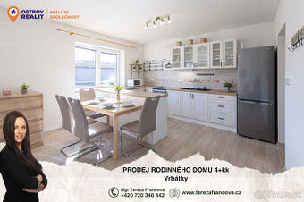 Prodej rodinného domu 4+KK, 119 m2, Vrbátky
