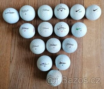 Golfové míčky 16 ks-kvalita mix (A, B)