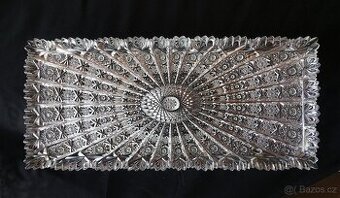 Sada křišťálového broušeného skla