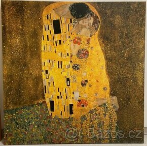 ikea klimt, nástěnné umění polibek