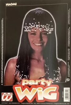 Paruka s copánky a korálky - nepoužitá, rozbaleno