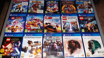 Prodám hry na PLAYSTATION 3, 4, 5, X BOX ONE