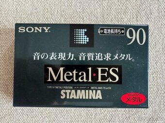 Sony Metal ES 90 - MC audio kazeta originál zabalená