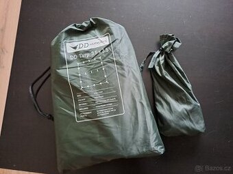 Bivakovací celta / plachta DD HAMMOCKS Tarp 3,5x3,5m – OLIVE