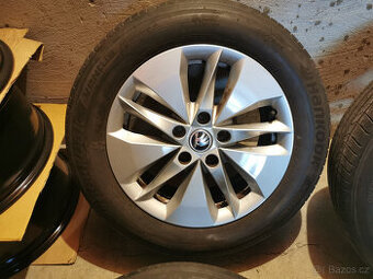 Škoda Octavia IV - orig. 16" alu disky s letnými pneu