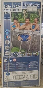 Bazén Bestway power steel vč. příslušenství