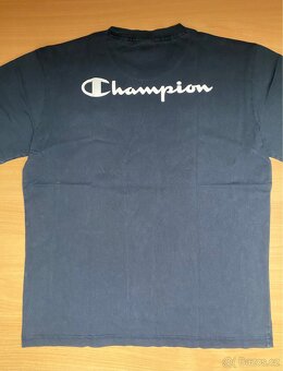 Tričko Champion vel. L Tmavě Modré Top Stav