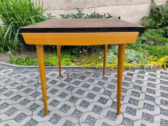 Retro jídelní rozkládací stůl - Brusel 60. léta