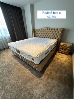Prodám novou postel 180x200 vč matrace a 2 nočních stolků