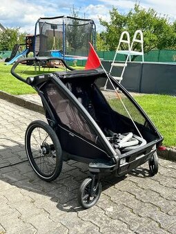 Dětský vozik za kolo Thule Chariot Sport 2 pro dvě děti