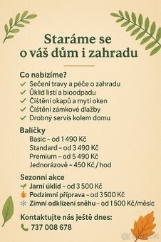 Údržba a servis pro RD