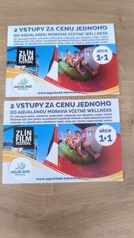 poukaz Aqualand Moravia - 2 vstupy za cenu jednoho