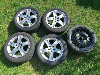 Alu kola na Peugeot 407 vč. zimních pneu, rezervy