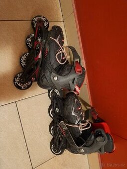 Inline 32-35 Oxelo z Decathlonu - rostoucí brusle