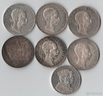 2 zlatníky 74,79,79,82,91Svatební 2zlatník , Spolkový Tolar