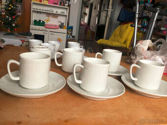 Kávové šálky s podšálky - malé