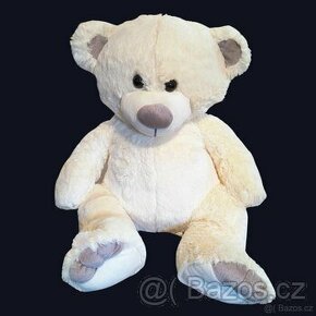Krásný velký krémový medvěd, vel. 60 cm