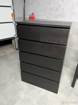 Komoda IKEA MALM černá
