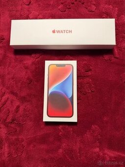 iPhone 14 Red Product + Watch 8 Red Product