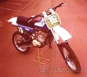 Čz motokros tovární prototyp, OHC, závodní