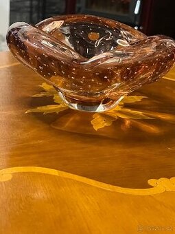 Velký popelník hutné sklo