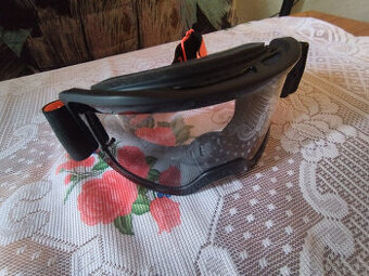 Motokrosové brýle FOX + reflexní kříž ŽLUTÝ ( CXS )