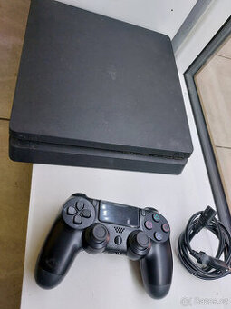 Sony Playstation 4 Slim, originální ovladač, napájecí kabel