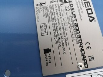 Šikmý lanový výtah GEDA LIFT 200 Standard
