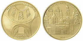 Pamětní zlatá mince ČNB 2023 Hradec Králové BK