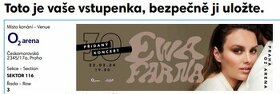 Ewa Farná 3 lístky na páteční koncert - 1