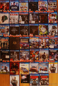 Hry na Playstation PS4+PS5 seznam rozdělen na 3 inzeráty