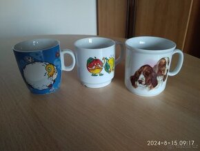 3x dětský hrníček, značený