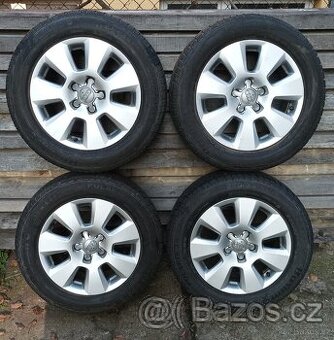 Alu kola AUDI 16" 5x112 + zimní pneumatiky Barum Polaris 3