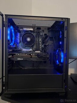 Levná herní PC sestava, 5700xt, Ryzen 5, 16gb ram