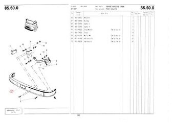 Nárazník přední original AVIA A21 - A31 NOVÝ