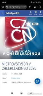 Mistrovství ČR v cheerleadingu