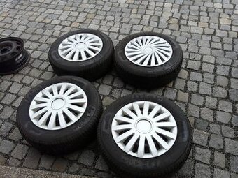 ZIMNÍ PNEU + DISKY ŠKODA VW 15" SEAT 195/65R15
