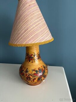 Keramická stolní lampa 30 léta