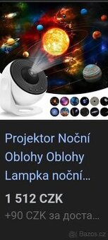 projektor noční oblohy