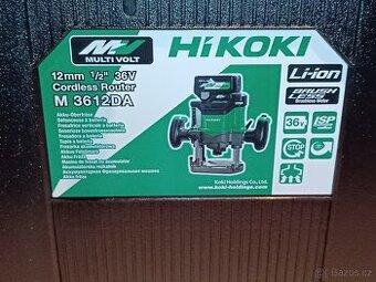 Aku frézka Hikoki 36V celý komplet včetně rychl. nabíječky a