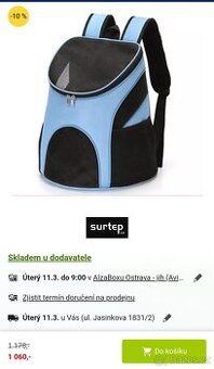 Batoh na zakrslé králíčky