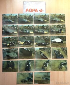 Oldtimer GP 95 Nürburgring tiskové barevné fotografie nehod