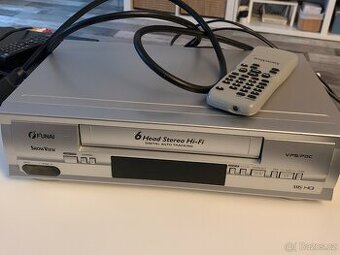 Videorekordér Funai, model 29D-864 a DVD přehrávač LG DVX 38